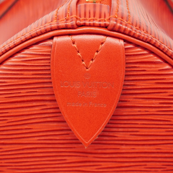 Auth Louis Vuitton Epi Speedy 30 M43007 Women's Handbag Castilian Red - Picture 5 of 12